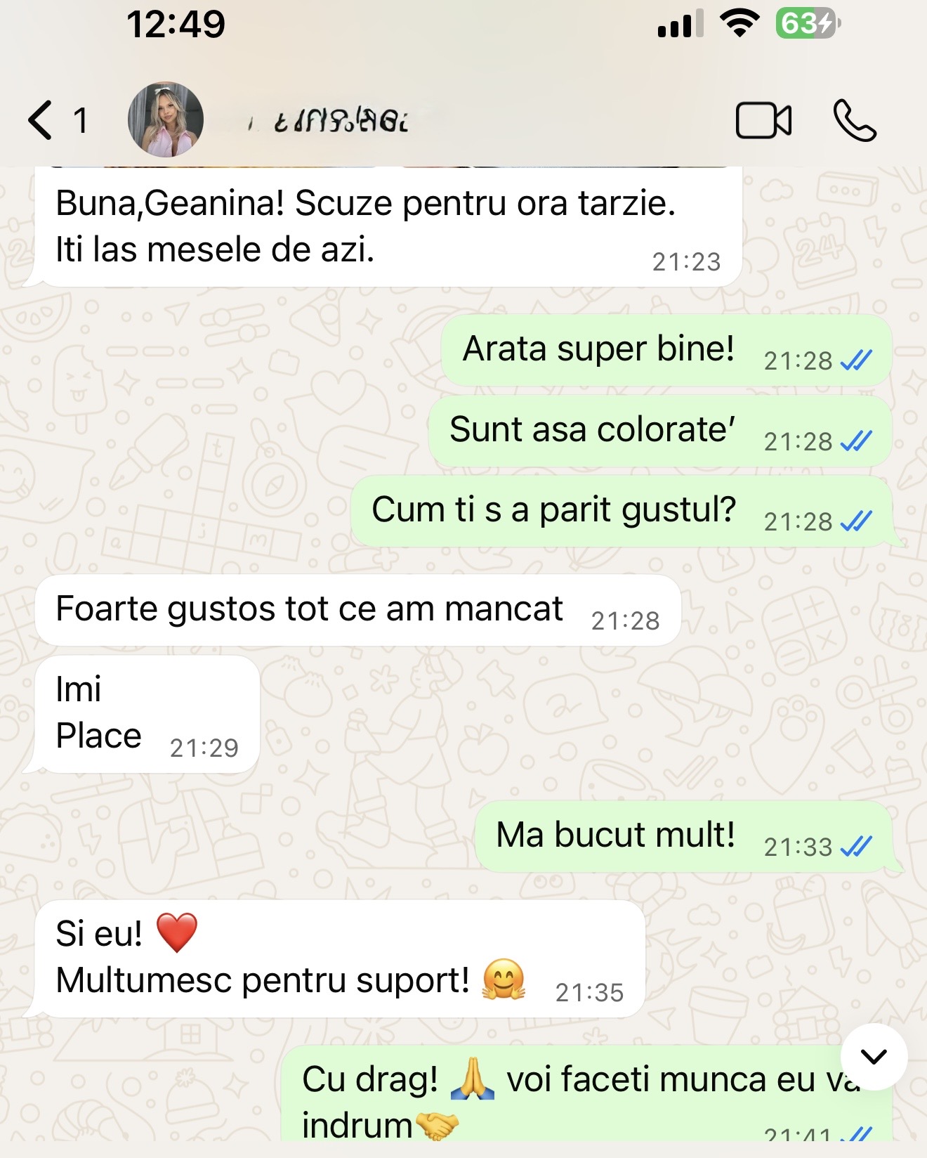 Testimonial gustos